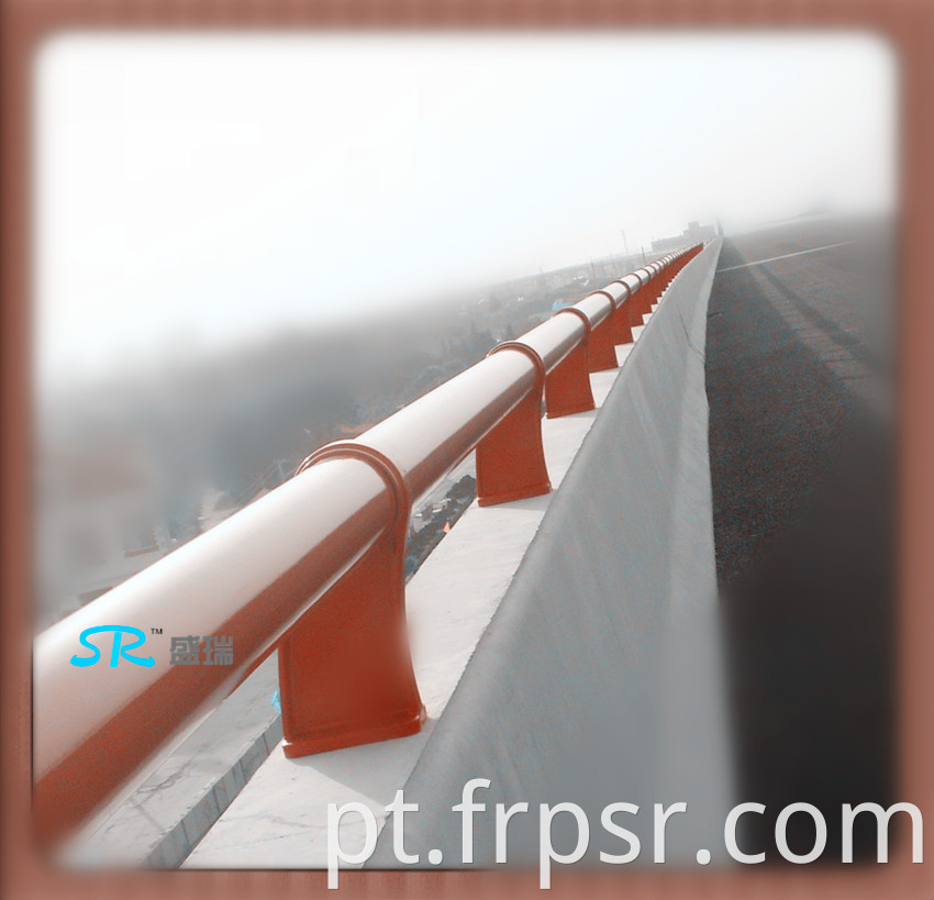 FRP crash barrier